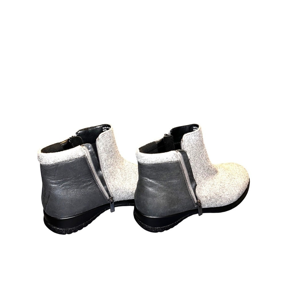 Drew Kool Suede/Flannel Orthopedic Snow Ankle Boot Grey Women's Size 10.5 M NWOB - Picture 5 of 7